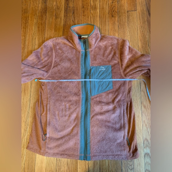 L.L. Bean fleece zip teddy jacket size L - Picture 5 of 7